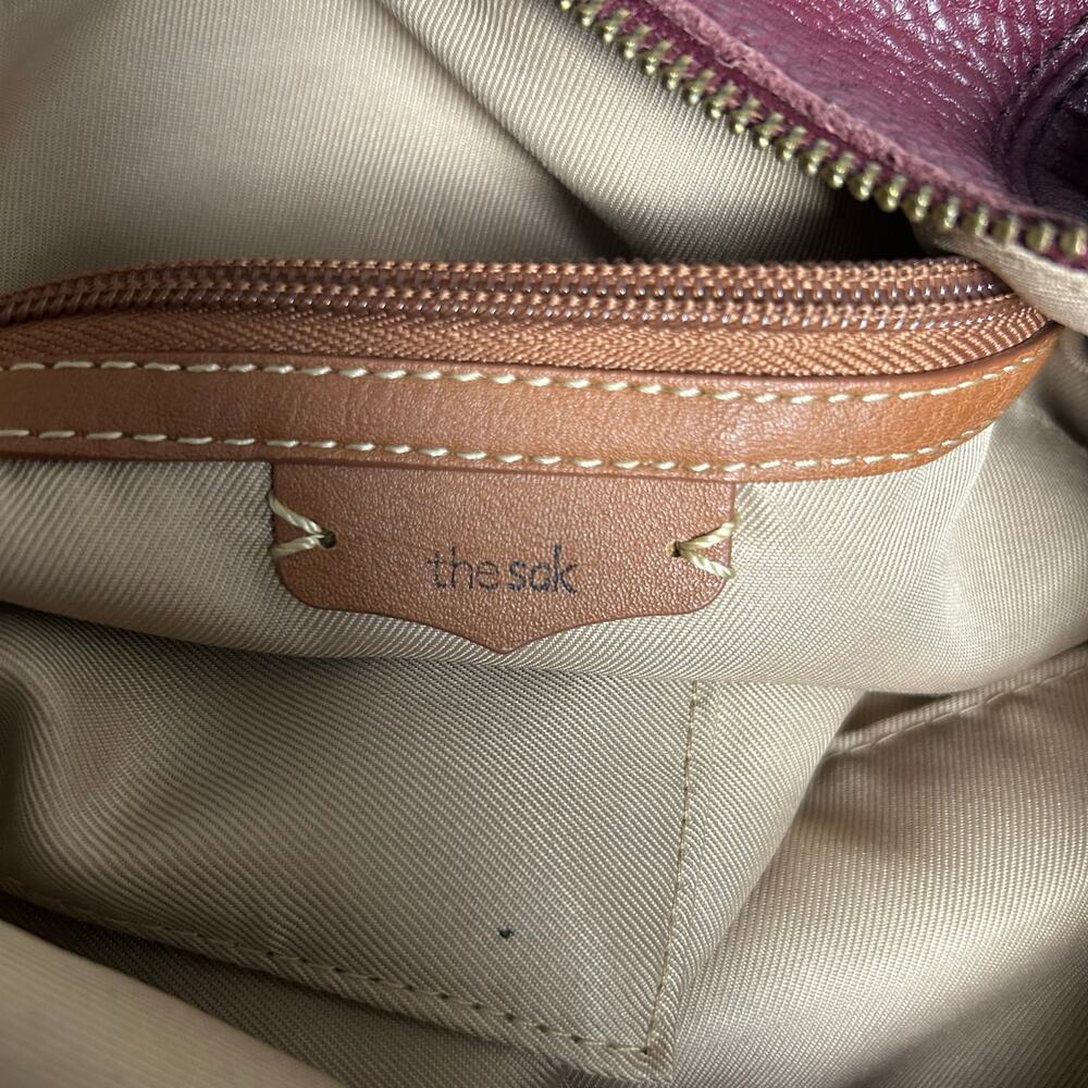 The Sak Burgundy Leather Sequoia Hobo Bag - Picture 6 of 8